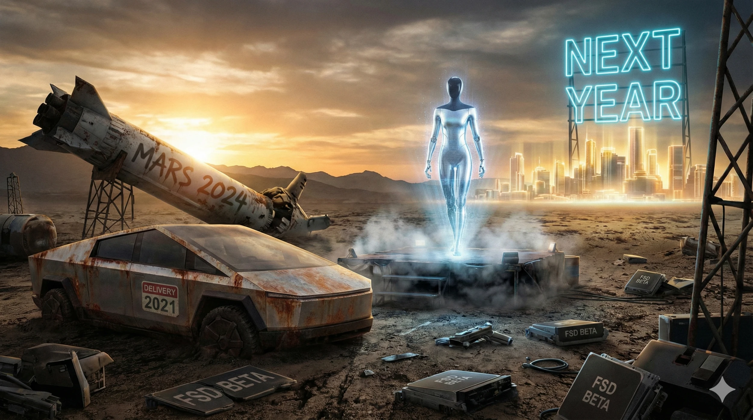 The "Next Year" Mirage: Why You Shouldn't Hold Your Breath For Elon Musk's New Robot Revolution Which He Says is Coming in 2027